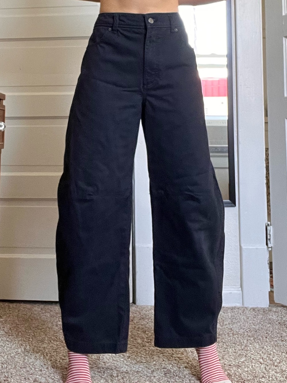 Old Navy Navy blue Barrel canvas pants